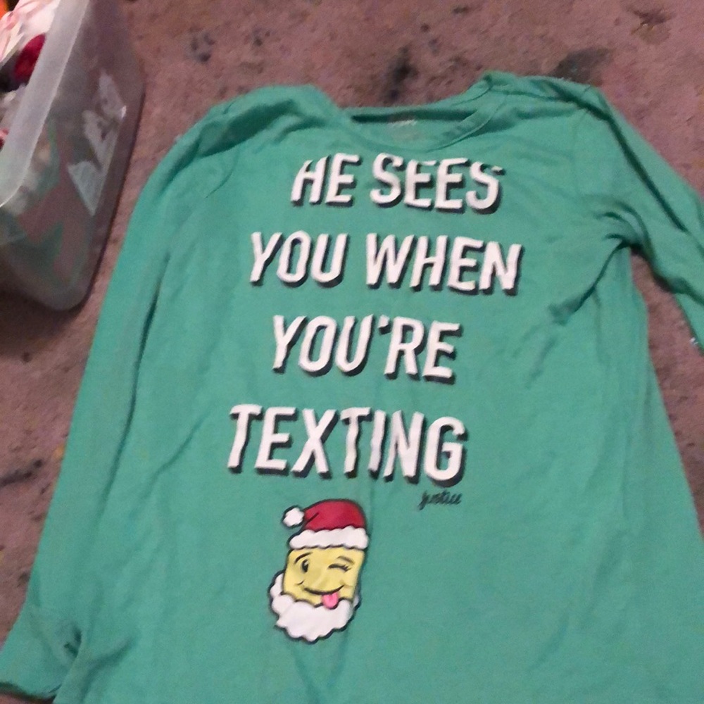 Justice size 12 Christmas PJs